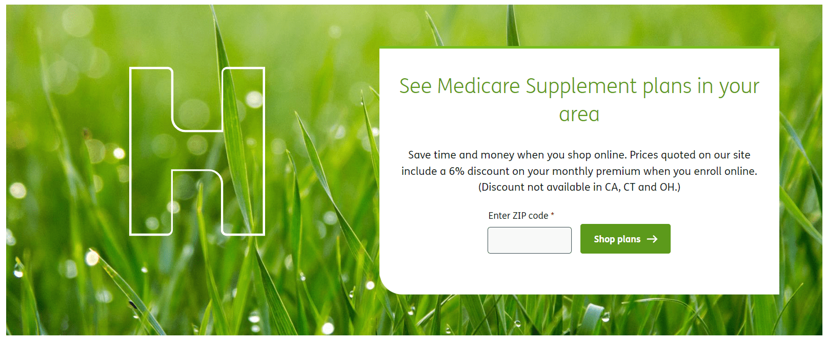 Humana ZIP code page