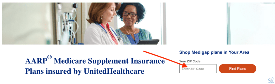 Enter your ZIP code on UnitedHealthcare's website