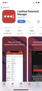 LastPass app