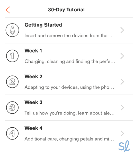 30-day tutorial program inside the Eargo app