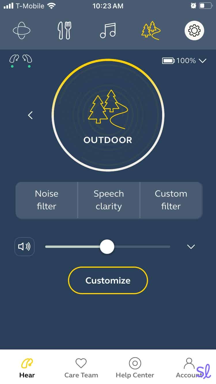 Making adjustments using the Jabra Enhance mobile app